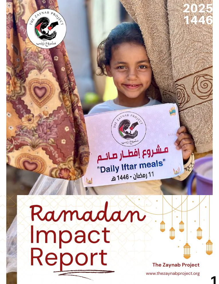 Cover of The Zaynab Project Ramadan 2025 Impact Report